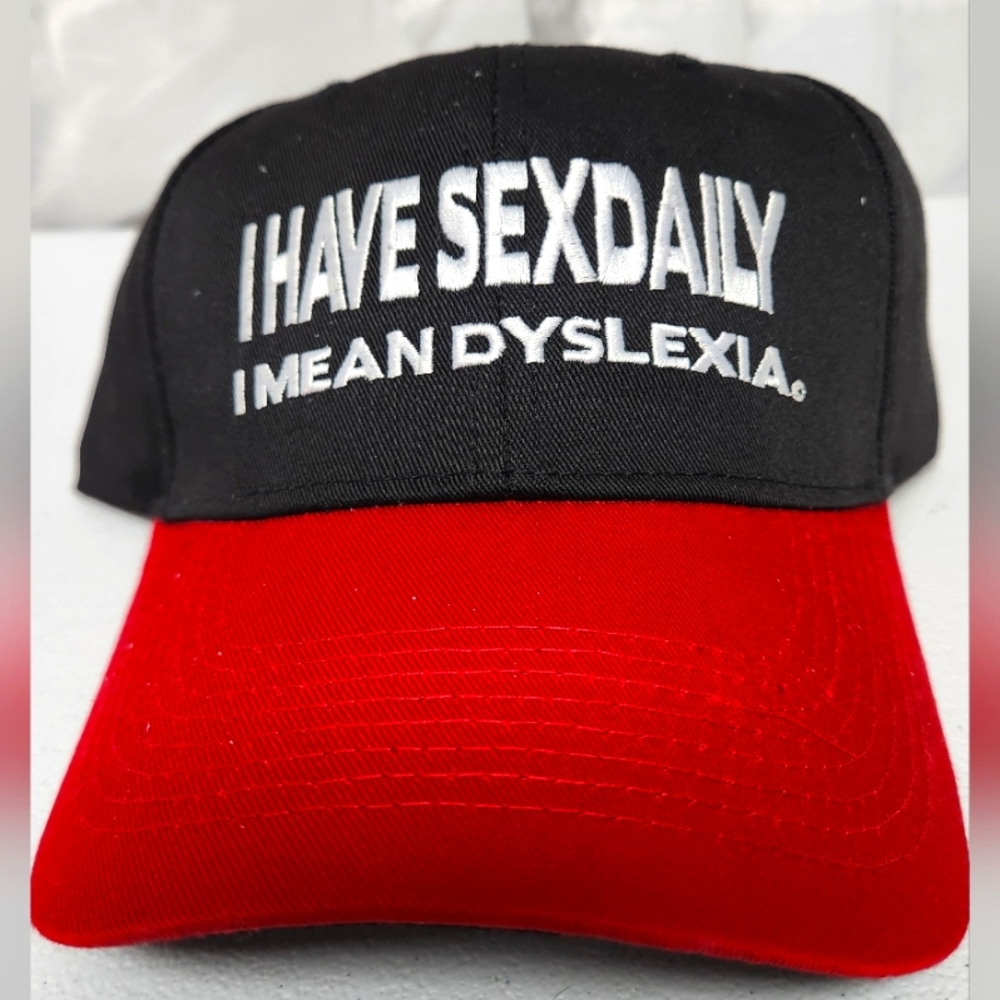 Funny Black and Red Cap